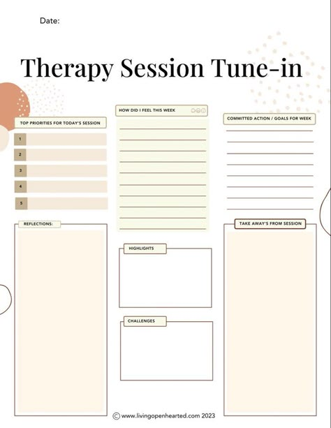 Pre And Post Therapy Notes, Therapist Note Template, Therapist Notes Template, Pre Post Therapy Reflections, What To Work On In Therapy, Therapy Note Taking, Therapy Session Notes Template, Prepare For Therapy Sessions, Preparing For Therapy Session