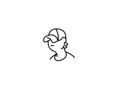 Cap by Frans Bergström on Dribbble Quirky Illustration, Minimalist Drawing, Life Hacks Beauty, Cap Designs, Learning Design, Minimalist Painting, Slice Of Life, Cap Design, Cartoon Art Styles