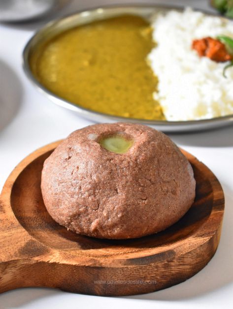 Ragi Mudde | Ragi ball recipe with step by step photos and short video. Ragi Mudde is nutritious and moist ball made with ragi flour and water. Ragi / finger millet flour is cooked in water till it thickens and later balls are made out of it. Sounds simple right , but if not done … Ragi Ball Recipe, Ragi Mudde, Millets Recipes, Ragi Recipes, Ragi Flour, Food During Pregnancy, Food Shoot, Finger Millet, Energy Food