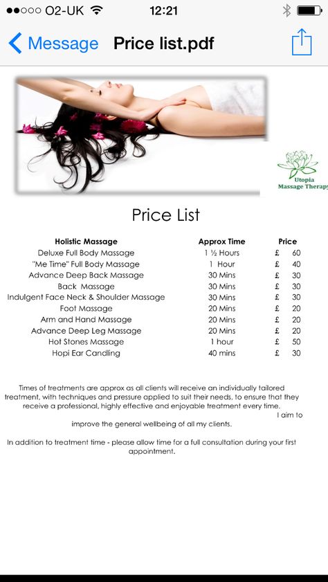 Price list Massage Price List Ideas, Massage Price List, Massage Decor, Massage Prices, Massage Room Design, Message Therapy, Therapy Rooms, Massage Bebe, Holistic Massage