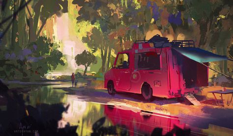 "Sketches Jan_21'" by Ayan Nag Environment Painting, Color Script, 카드 디자인, Landscape Concept, Visual Development, 판타지 아트, Environment Design, Environment Concept Art, Environmental Art