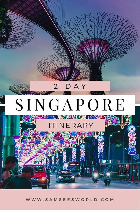 If you are planning to spend 2 days in Singapore then this itinerary is for you! There is no place on earth quite like Singapore. The city is futuristic and unique, and a place you want to spend at least two days to experience some of the amazing things it has to offer. Things To Do In Singapore Top 10, Singapore Itinerary 2 Days, Best Hotels In Singapore, Singapore Itenary, Singapore Must Visit Places, 2 Days In Singapore, Best Things To Do In Singapore, Where To Stay In Singapore, Travel Aesthetic Singapore