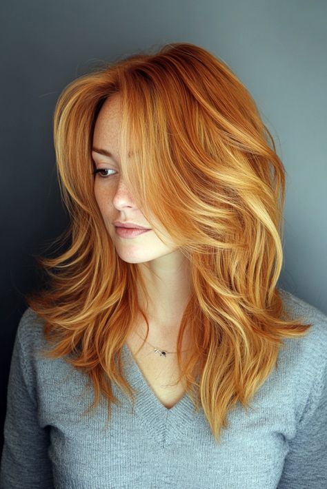 Strawberry blonde hair is one of the most enchanting shades in the hair color spectrum, merging the warmth of blonde with the soft, rosy hues of red. This unique blend creates a vibrant and versatile look that can complement a variety of skin tones and styles. Whether you’re a natural strawberry blonde looking to enhance... Cool Tone Red Hair, Strawberry Blonde Hair Ideas, Icy Blonde Balayage, Red Hair With Blonde Highlights, Blonde Hair Ideas, Red Blonde Hair, Different Curls, Strawberry Blonde Hair Color, Haircuts For Medium Length Hair