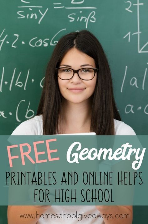 Geometry Help, Teaching Geometry, Geometry High School, High School Curriculum, Geometry Worksheets, Importance Of Time Management, Homeschool High School, Online Degree, Math Geometry