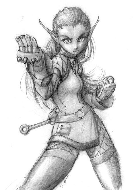 bring it.... by gts.deviantart.com on @DeviantArt Fairy Sketches, Pencil Blending, Monk Dnd, Blending Stump, Fairy Sketch, Character Archetypes, Steampunk Character, Cute Lizard, Heavy Armor