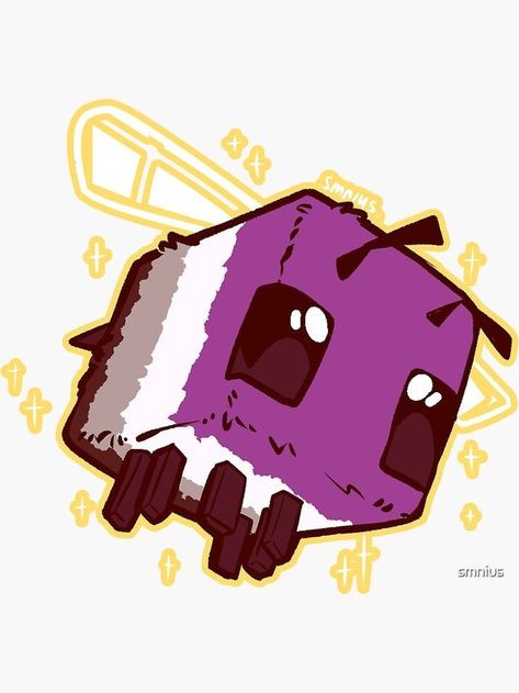 Minecraft Bee, Icon Background, Ace Flag, Ace Pride, Asexual Pride, Bee Sticker, Pride Stickers, Gay Memes, Lgbt Love