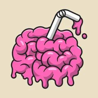 Juice Cartoon, Cartoon Brain, Brain Juice, Juice Branding, Cartoon T Shirt, Juice Cleanse, Cartoon T Shirts, Tshirt Design, Brain