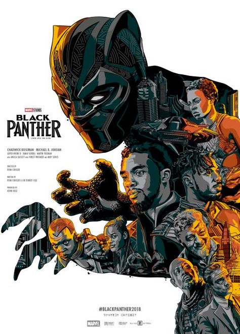 Film Marvel, Marvel Movie Posters, Panther Art, Black Panther Art, Marvel Posters, Movie Posters Design, Alternative Movie Posters, Black Panther Marvel, Wow Art