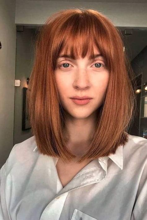 Auburn Hair Copper, Copper Lob, Natural Auburn Hair, Light Auburn Hair, Copper Balayage, Balayage Blond, Ginger Hair Color, Copper Hair Color, Hair Color Auburn