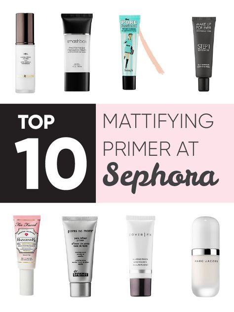 A Ranking Of The Best Mattifying Primer At Sephora - Society19 Primer For Combination Skin, Primer Elf, Best Face Primer, Best Makeup Primer, Primer For Oily Skin, Under Eye Primer, Mac Lipstick Shades, Matte Primer, Mattifying Primer