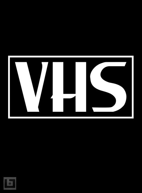 Vhs Logo Design, 80s Logo Design, 90's Hairstyle, Vhs Design, Vhs Logo, Video Fx, 80s Logo, Y2k Logo, Vinyl Logo