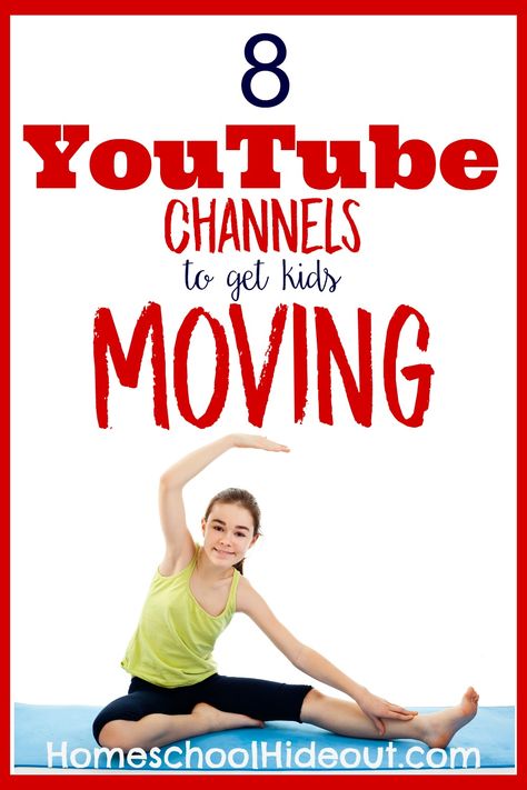 Kids Exercise, Fun List, Online Homeschool, Physical Activities For Kids, Homeschool Education, Kids Moves, Exercise Videos, Homeschool Help, Homeschooling Ideas