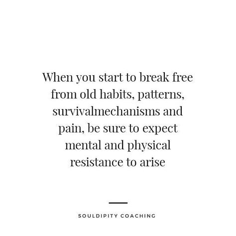 Trauma-/innerchildwork on Instagram: “♡ We are creatures of habit. We love it when things go as we know them...even when those things are getting in our way. We are familiar…” Habit Quotes, Creature Of Habit, Awesome Quotes, Break Free, Our Love, Love It, Best Quotes, Philosophy, Physics