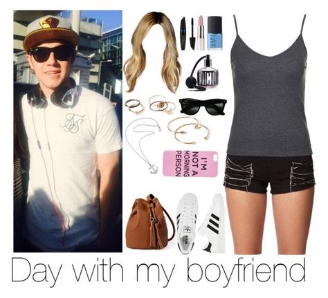 "Day with Niall" by myllenna-malik ❤ liked on Polyvore featuring NARS Cosmetics, Max Factor, Victoria's Secret, Forever 21, Topshop, Ray-Ban, Karen Walker, Zara, adidas and OneDirection Disney Inspired Outfits, Max Factor, Karen Walker, Disney Inspired, Nars Cosmetics, Nars, Ray Ban, Ray Bans, Forever 21