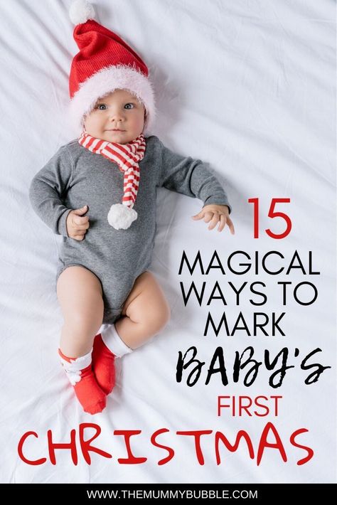 Looking for ways to celebrate your baby's first Christmas? Try these ideas for marking your first Christmas together with your baby. Lots of tips for making lasting festive memories for your family #baby #momtips #babytips Christmas Tips, Tips For New Moms, Pumping Moms, Baby Sleep Problems, Baby Prep, Third Baby, Baby Arrival, Pregnant Mom, Baby's First Christmas