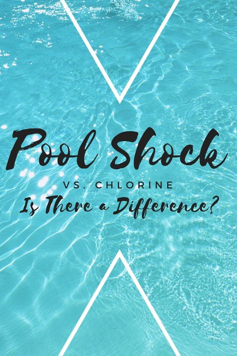 Here's the difference between swimming pool shock and chlorine. Pool Shock For Cleaning, Pool Cleaning Tips, Cheap Pool, Swimming Pool Cleaning, Pool Shock, Cleaning Mold, Pool Chlorine, Diy Pool, Pool Maintenance