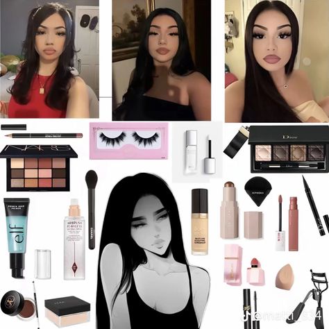 Makeup Tutorial Foundation Flawless Face, Latina Makeup Looks, New Makeup Ideas, Makeup Tutorial Foundation, Latina Makeup, Tanned Makeup, Easy Makeup Tutorial, Halloween Makeup Easy, Makeup Looks Tutorial