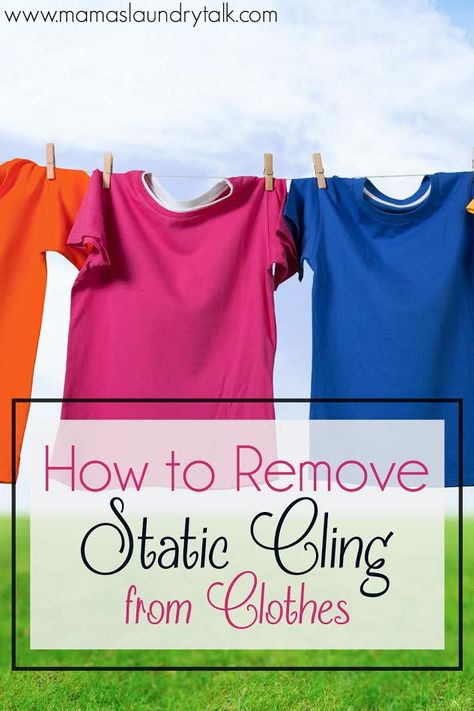 Is static cling a problem? (Yes!) Find several solutions to preventing your clothes from sticking to you this winter. Static Clothes Remedy, How To Get Rid Of Static On Clothes, Get Rid Of Static In Clothes, How To Remove Static From Clothes, How To Get Static Out Of Clothes, How To Get Super Glue Out Of Clothes, Static Cling Remedy Clothes, Static Cling Remedy, Remove Static From Clothes