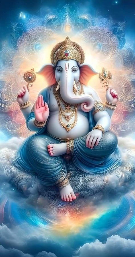 Ganesh Photo Full Hd, Full Screen Wallpaper, Ganesha Wallpaper, Buddha Canvas Art, Photos Of Ganesha, Ganpati Bappa Wallpapers, Lotus Flower Pictures, Ganesh Art Paintings, Buddha Canvas