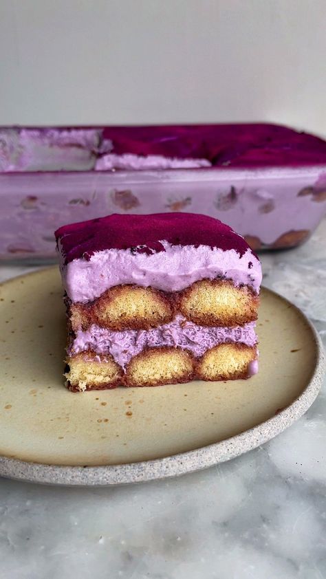 @jamesyworld has made this vibrant, purple ube tiramisu 8 times, and it’s always a hit 💜⁣ ⁣ It’s fluffy, creamy, and not too sweet. It’s a … | Instagram Ube Tiramisu Recipes, Ube Tiramisu, Ube Dessert, Dinara Kasko, Ube Recipes, Purple Food, Soul Food Dinner, Creative Desserts, Vibrant Purple