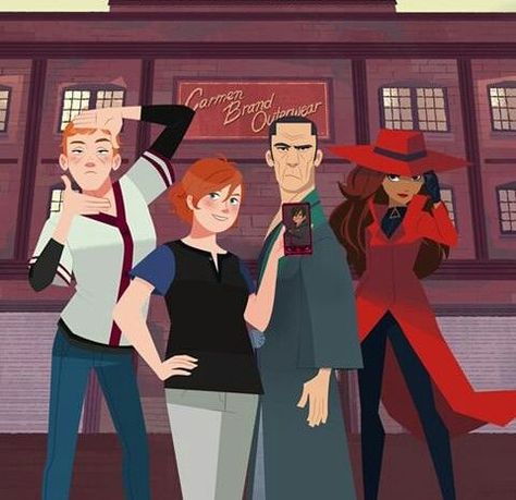 Carmen Sandiego Team Red, Carman Sandiego, San Diego Map, Carmen Sandiago, Flame Princess, Carmen Sandiego, Team Red, A Series Of Unfortunate Events, Celebrity Design