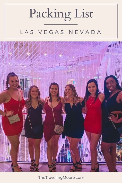 Las Vegas Vacation Packing List Las Vegas Date Night Outfit, Outfit Ideas For Vegas Trip Summer, Last Vegas Outfit, Vegas Pool Party Outfit What To Wear, Vegas During The Day Outfit, Las Vegas Outfits Fall, Las Vegas Nightclub Outfit, Las Vegas Night Club Outfit, Vegas Outfit Ideas Summer Going Out