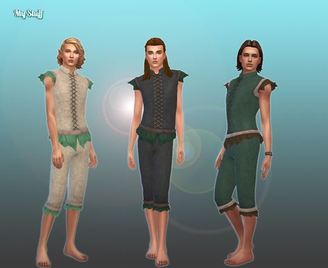 Fairy Leaf Conversion [#ts4_adult_fullbody] [#ts4_bacc_elf] Clothes The Sims 4, The Sims 4 Mod, Sims 4 Male, Male Fairy, Elf Man, Clothes Cc, Historical Clothes, Sims Clothes, Sims 4 Studio