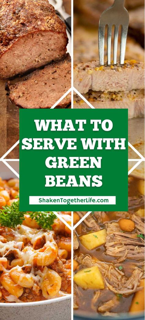 What To Eat With Green Beans, What Goes With Green Beans, Meal With Green Beans, Green Bean Dinner Ideas, Dinner Ideas With Green Beans, Dinners With Green Beans, What To Make With Green Beans, Green Bean Meals, Green Bean Dinner Recipes