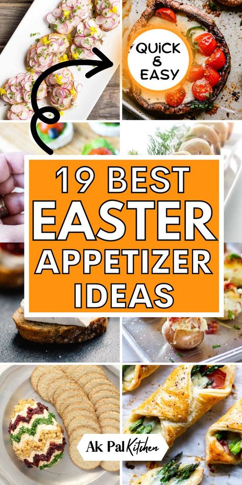 Looking for delicious Easter appetizers? Look no further than our collection of mouth-watering spring recipes! From classic deviled eggs to creative spring-themed bites, we've got you covered. Impress your guests with our easy and flavorful easter appetizer recipes featuring fresh ingredients and bright colors that are sure to bring some cheer to your holiday table. Try our crowd-pleasing spring appetizers today! Easter Appetizer Recipes, Easter Appetizer Ideas, Easy Easter Appetizers, Hosting Easter, Easter Appetizer, Easter Appetizers Easy, Classic Deviled Eggs, Spring Appetizers, Easter Food Appetizers