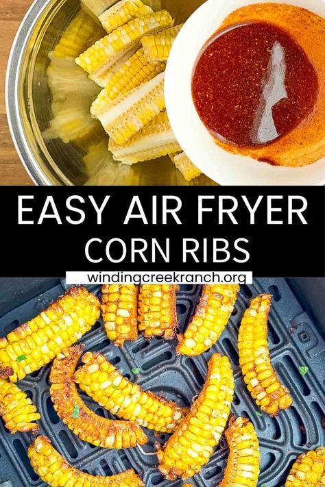 Discover how to make crispy and flavorful corn ribs in your air fryer with this easy recipe. Perfectly seasoned and quick to prepare, these corn ribs are a fun and delicious side dish for any meal. Enjoy a unique twist on corn on the cob. Mexican Street Corn Ribs, Street Corn Ribs, Corn Riblets, Corn Ribs Recipe, Apartment Recipes, Air Fryer Corn, Corn Ribs, How To Make Corn, Fried Corn