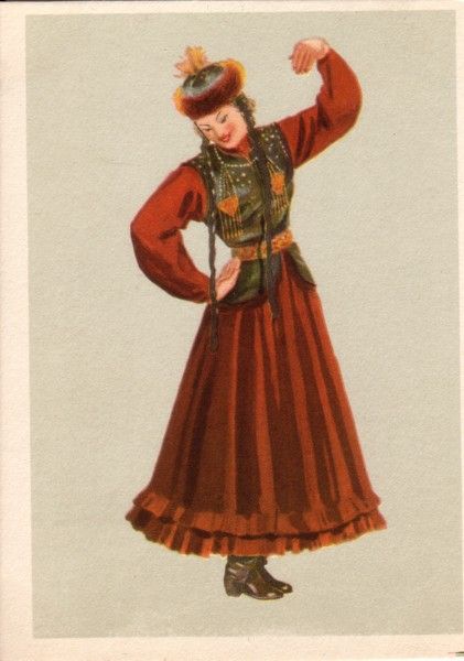 Traditional Dance, National Dress, Folk Dresses, Folk Dance, Folk Fashion, Vintage Soviet, Folk Costume, Traditional Dress, Central Asia