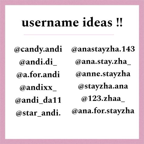 requested by @viocandi<3usernameusernamesusername inspounsername ideasandianastayzhausernames ideas postaesthetic usernamesdollette usernamespinkpink aestheticcute usernamesandyinstagram usernametwitter username Fashion Username Ideas, Cute Username Ideas, Cute Username, Cute Usernames, Cool Usernames For Instagram, Ig Username, Cool Usernames, Usernames Ideas, Usernames For Instagram