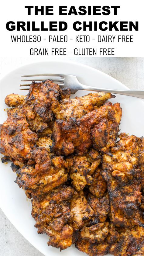 Grilled Chicken Recipe Gluten Free Grilled Chicken, Grilled Chicken Bites, Keto Grilled Chicken, Paleo Bbq Chicken, Chicken Thighs Grilled, Ways To Prepare Chicken, Grilled Chicken Seasoning, Chicken Recipes With Tomatoes, Best Grilled Chicken Recipe