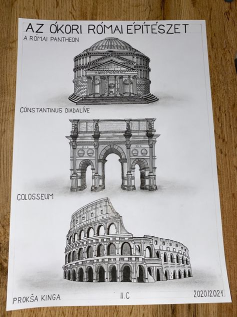 #colosseum #pantheon #constantine #drawing #architecture #pencildrawing #ancientrome Colosseum Drawing Architecture, Arch Of Constantine Drawing, Pantheon Rome Sketch, Egyptian Architecture Drawing, Egyptian Architecture Sketches, Parthenon Drawing Architecture, Pantheon Rome Drawing, Rome Architecture Drawing, Constantine Drawing