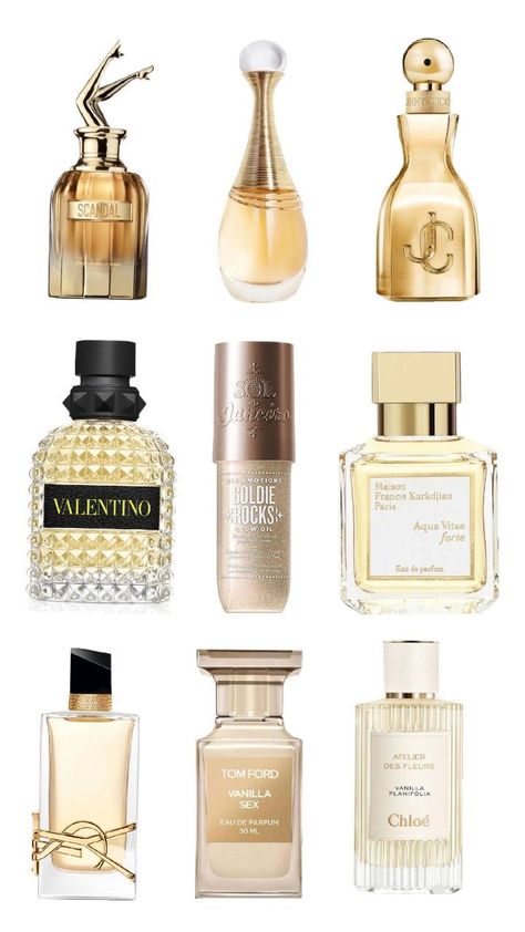 parfum et eau de parfum de luxe en dore Scandal, Makeup, Make Up