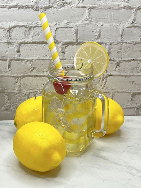 Lemonade Decor, Fake Ice Cubes, Drinks Summer, Fun Straws, Craft Cocktail, Lemonade Drinks, Keep It Cool, Tiered Trays, Fake Food