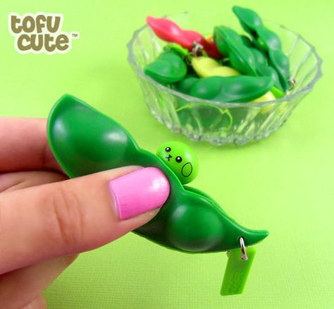 Mame Shiba, Fidget Keychain, Snow Pea, Fidget Tools, Figet Toys, Cool Fidget Toys, Kawaii Phone, Edamame Beans, Shaped Cake