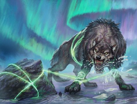 ArtStation - Fenrir Book Of Monsters, Anime Wolves, Norse Myth, Bear Tattoos, Funny Posters, Anime Wolf, Norse Mythology, The Mighty, Fantasy Creatures