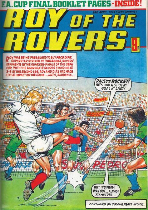 Roy of the Rovers, 28/04/79 Roy Of The Rovers, Football Magazine, 1980s Nostalgia, Million Pounds, Bee Pictures, Film Icon, Magazine Article, British Government, Summer Tour