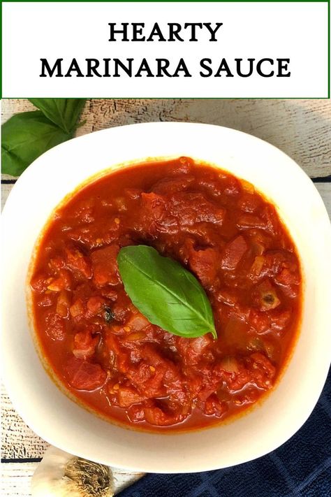 marinara sauce Chunky Marinara Sauce, Pasta Vegetables, Marinara Sauce Recipe, Homemade Marinara, Ultimate Comfort Food, Homemade Sauce, Marinara Sauce, Sauce Recipe, Marinara