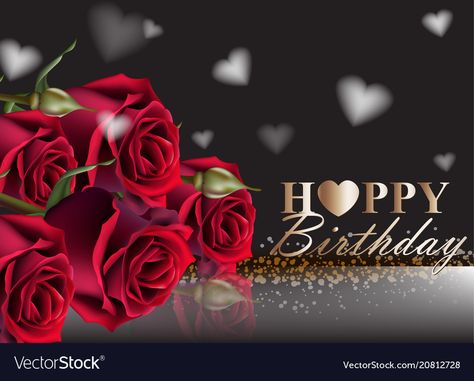 Happy Birthday Roses Flowers, Happy Birthday Red Roses, Happy Birthday Roses, Red Roses Background, Diy Birthday Gifts For Him, Roses And Hearts, Roses Birthday, Roses Background, 300 Movie