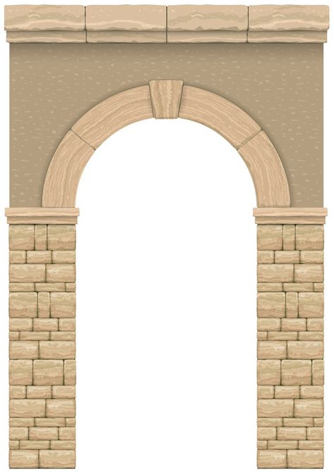 Classic antique arch | Premium Vector #Freepik #vector #door #architecture #stone #classic Concrete Basement Floors, Stone Tile Wall, Mosque Art, Travertine Marble, Classic Doors, French Restaurants, Paper Houses, Vector Stock, Stone Wall