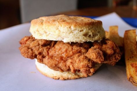 The closest I could get to a Bojangles copycat Cajun filet biscuit recipe is right here. The overnight marinade is key to the flavor of this chicken biscuit. Bojangles Cajun Filet Recipe, Copycat Bojangles Chicken, Maple Street Biscuit Company Copycat, Bojangles Copycat Recipes, Bojangles Chicken Recipe, Bojangles Biscuits Recipe, Bojangles Chicken, Bojangles Biscuits, Chicken Biscuits