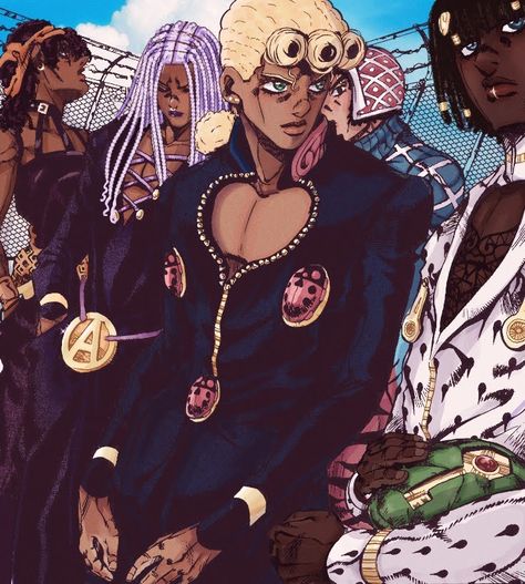 Jjba Black Edit, Toga Himiko Black Edit, Mha Black Edit, Jjk Blasian Edit, Blk Anime Edits, Black Anime Guy, Jojo Anime, Cartoon Wallpaper Iphone, Black Cartoon Characters