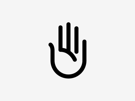 #logo Logo Generator, Hand Logo, Logo Sign, High Five, Corporate Design, Minimal Logo, Typography Logo, Design Graphique, 로고 디자인