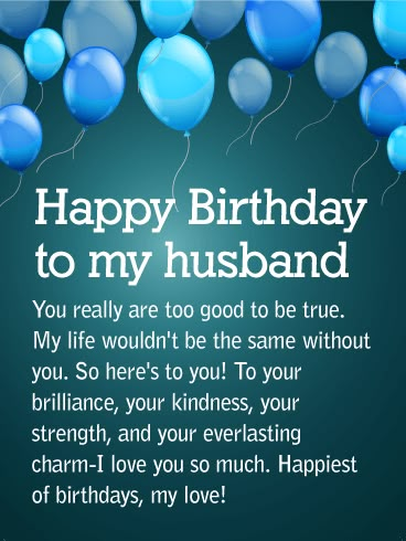 To my Partner for Life - Happy Birthday Wishes Card for Husband: Partners for life. Waking up every morning next to your best friend really is too good to be true! Let your husband know all the things you love most about him this birthday. Send your husband a heartfelt birthday message that truly lets him know the extent of your love. This simple and beautiful birthday card will melt your husband's heart. It's the perfect way to celebrate his birthday and honor his life. Every little gesture cou Happy Birthday To My Husband, Birthday To My Husband, Happy Birthday Husband Quotes, Birthday Message For Husband, Husband Birthday Quotes, Birthday Wishes For Him, Birthday Wish For Husband, Wishes For Husband, Birthday Wishes For Boyfriend