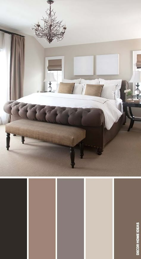 Soothing Bedroom Colors, Room Color Ideas Bedroom, Calming Bedroom Colors, Beautiful Bed Designs, Bedroom Color Combination, Cheap Bathroom, Bedroom Colour, Bedroom Colour Palette, Calming Bedroom