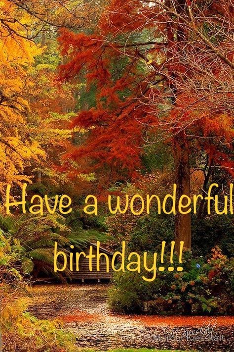 Happy Birthday Nature Lover, Happy Birthday Fall Images, Happy Birthday Nature Image, Fall Birthday Wishes, Autumn Happy Birthday, Fall Happy Birthday, Greeting Board, Fall Sayings, Birthday Wishing