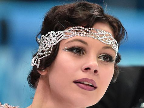 Elena Ilinykh, Russia Skater Makeup, Skating Hairstyles, Figure Skating Hair, Skater Hair, Competition Makeup, Skating Competition, Weekend Inspiration, Competition Hair, Red Hair Woman