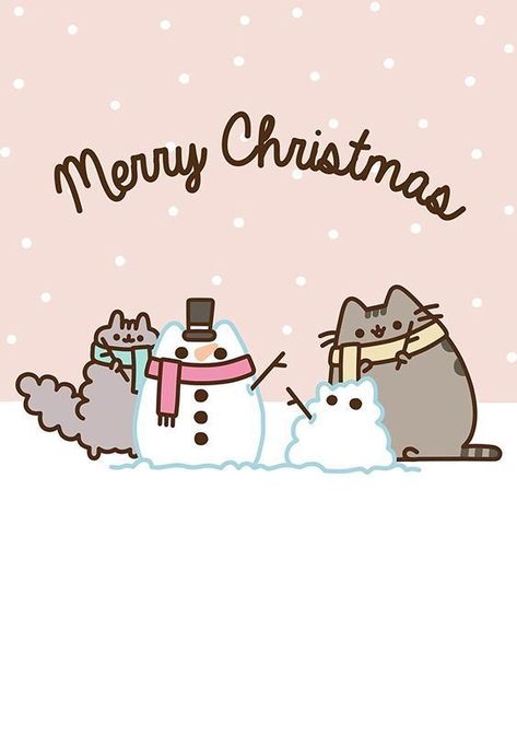 Pusheen Christmas Wallpaper, Pusheen Christmas, Pusheen, Christmas Wallpaper, Merry Christmas, For Free, Christmas